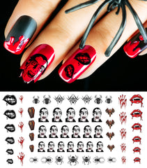 halloween fingernail decals