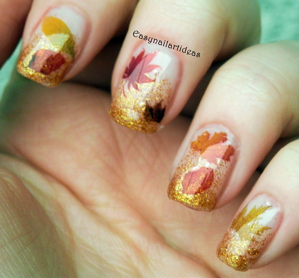 Autumn Fall Leaves Nail Decals Set #2 – Moon Sugar Decals