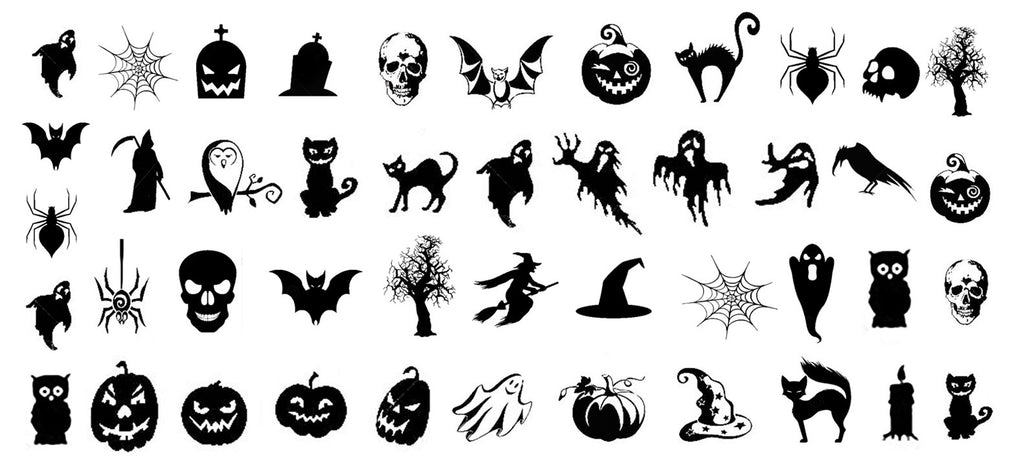 halloween fingernail decals