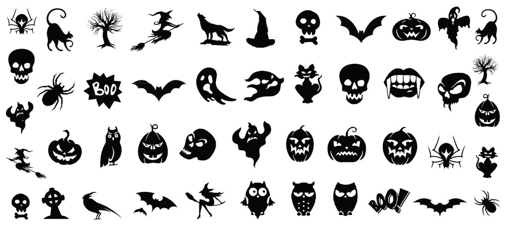 halloween fingernail decals