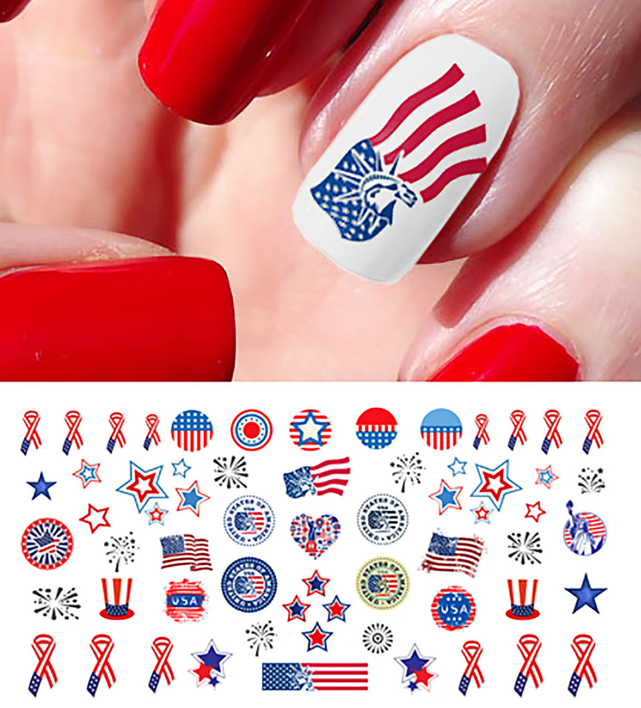 holiday fingernail decals