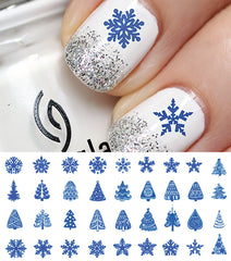 holiday fingernail decals