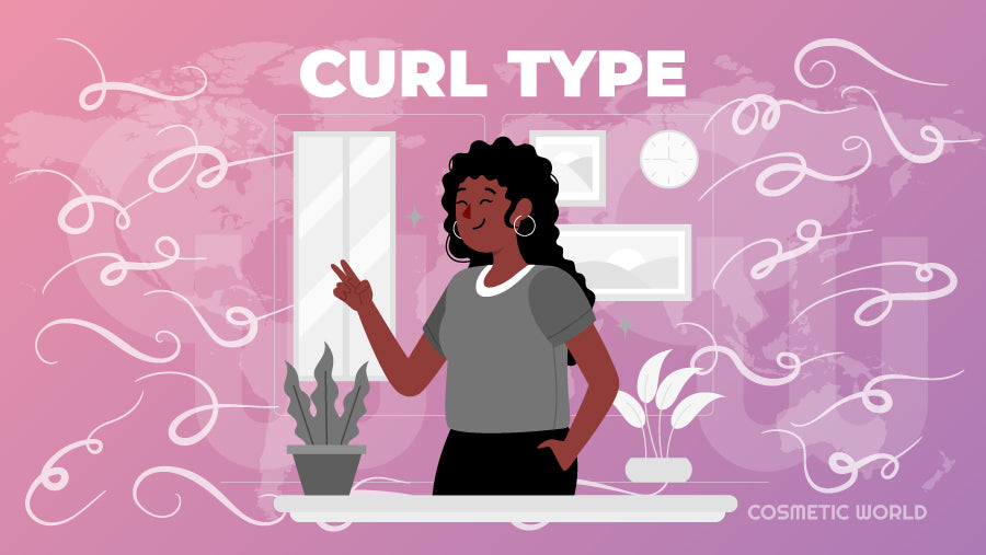 Curl type - Infographic