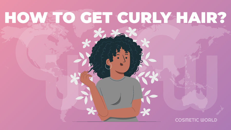 How to Get Curly Hair - Infographic
