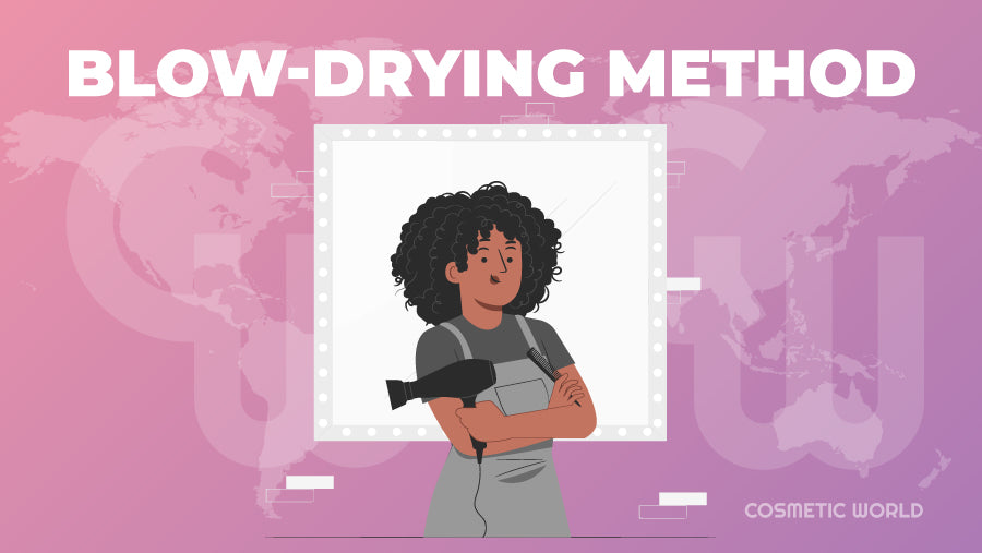 The Blow-Drying Method - Infographic