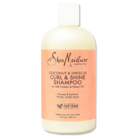 sheamoisture coconut & hibiscus curl & shine shampoo