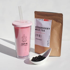 Strawberry Milk Tea Kit - Cup 49