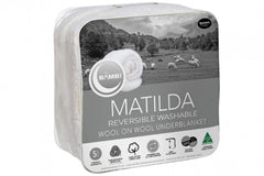 Bambi Matilda Wool-on-Wool Underblanket 450gsm