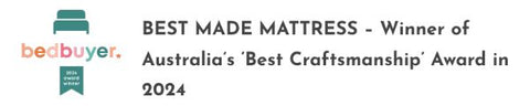 Yinahla - Australia's Best Made Mattress in 2024 - Winner of Best Craftmanship Award by bedbuyer