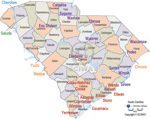 Indian Tribes in South Carolina