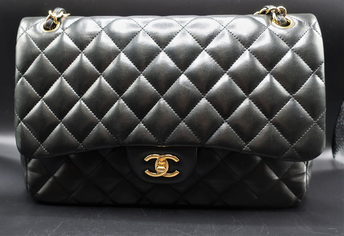 Chanel Black Jumbo Bag 30 CM – hk-vintage