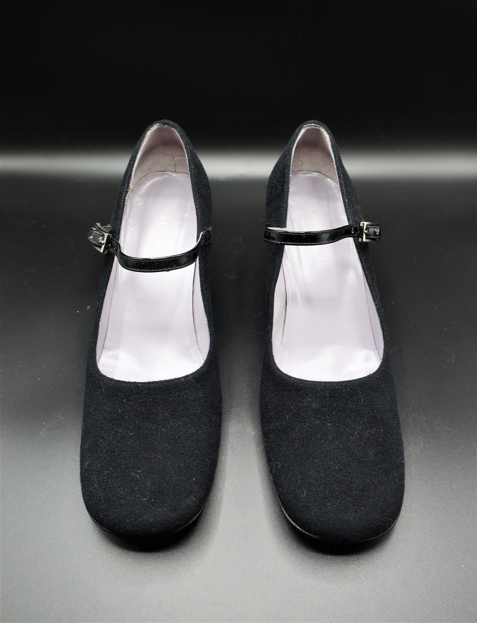 Tag telefonen overskydende Skære Vintage Gucci Wool Mary Jane Shoes – hk-vintage