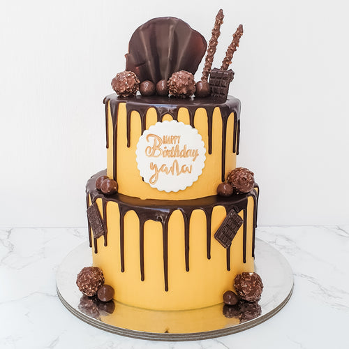 The best chocolate drip cake - Easy recipe - Sweetly Cakes