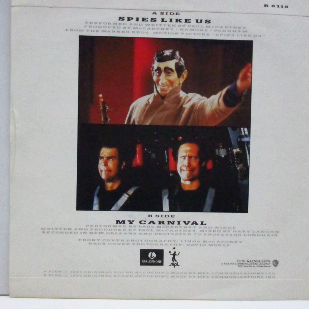 誠実 ７インチ☆Paul McCARTNEY☆Spies Like Us UK Par