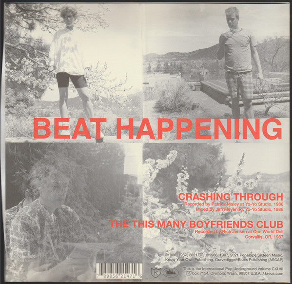 BEAT HAPPENING (ビート・ハプニング) - Crashing Through (US 限定 7