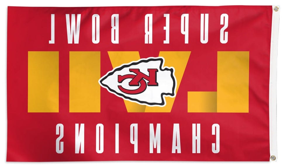 Kansas City Chiefs Flag 3x5 Super Bowl LVII Champions NFL