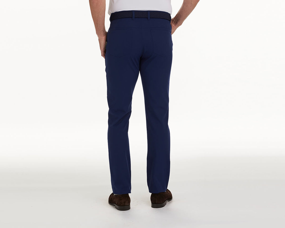 Performance Navy Golf Pants: 30 Length