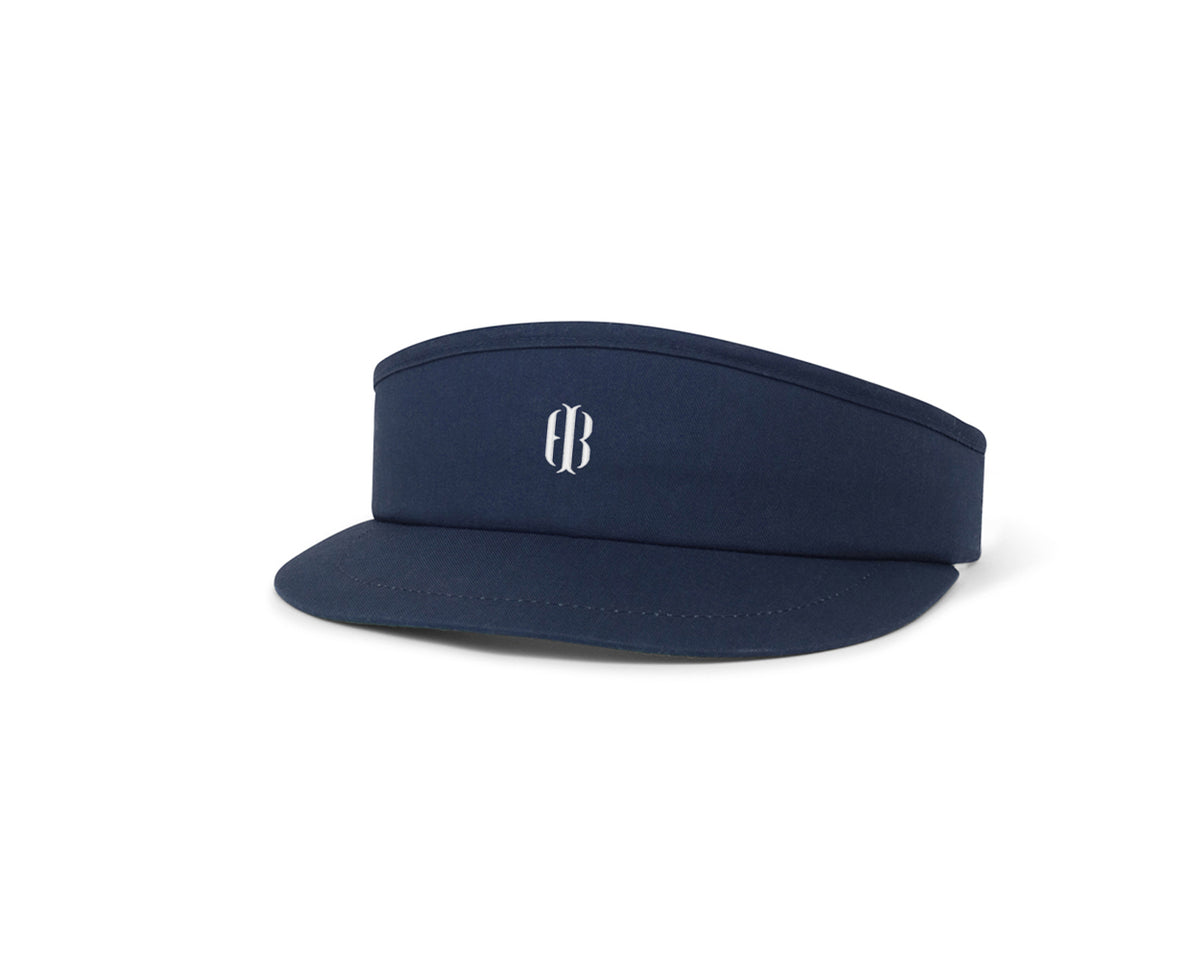 The Cocktail Tour Visor: with White Icon Navy