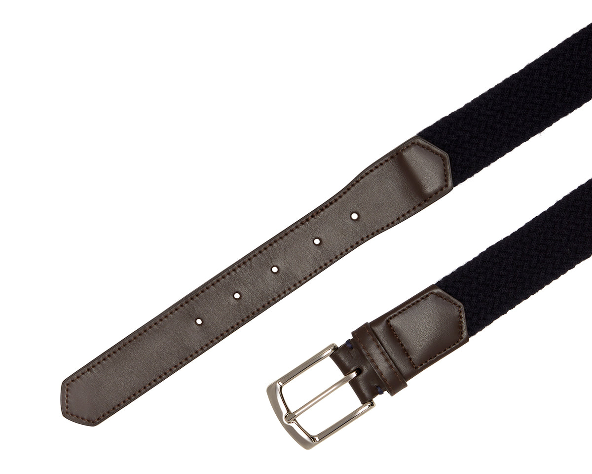 Black Canvas Belt-Matte Black Belt Buckle