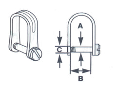 SS Sail Shackle