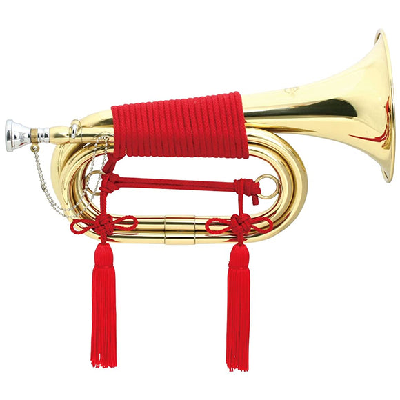 MAXTONE Signal Bugle with 3 Roll Gold Lacquer Finish Made In Taiwan TB – 3l