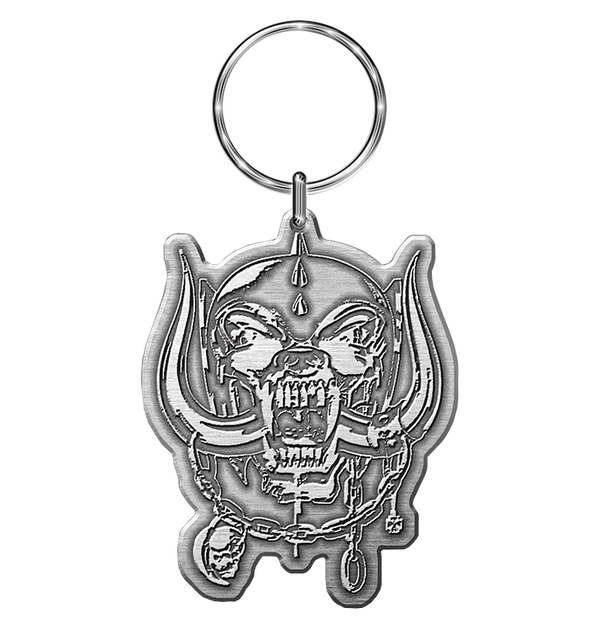 Motorhead Snaggletooth War Pig Logo Pewter Pendant on Metal Chain