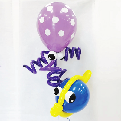 Happy Birthday Fish Balloon Bouquet – Chant-O-Fêtes Party