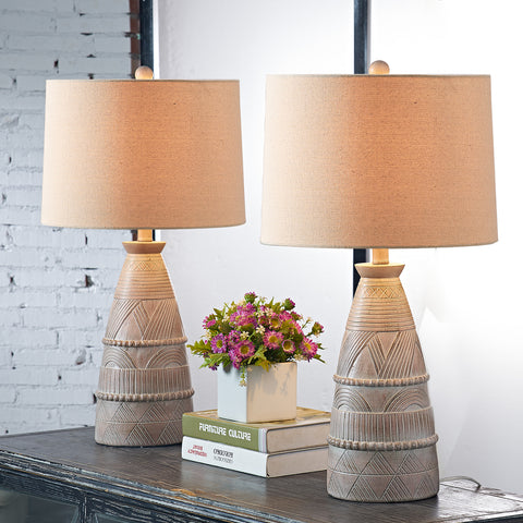 26in Table Lamp Set