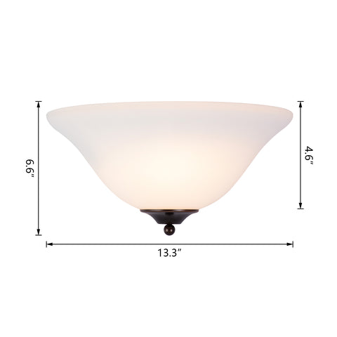 flush mount wall sconce