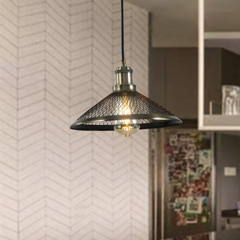 cone pendant lighting for kitchen island