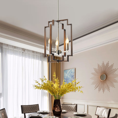 3 light modern design chandelier