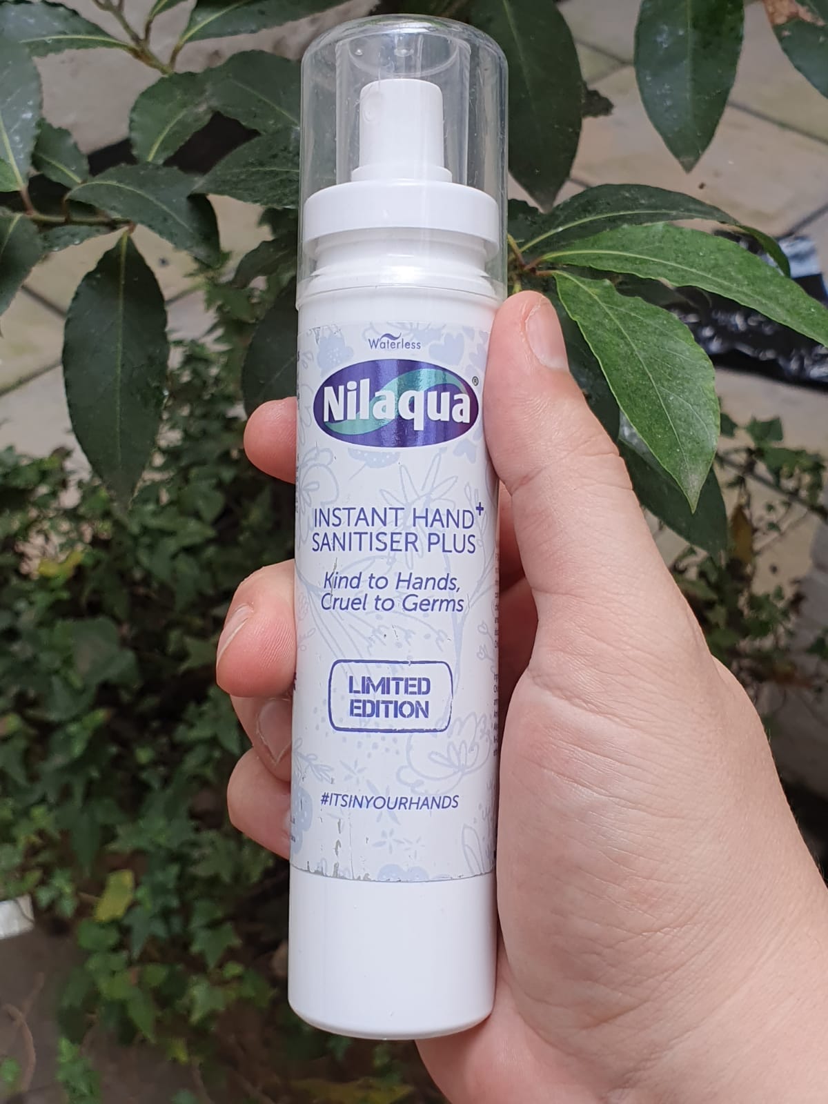 Buy Nilaqua Alcohol Free Hand Sanitiser Plus Spray - 100ml