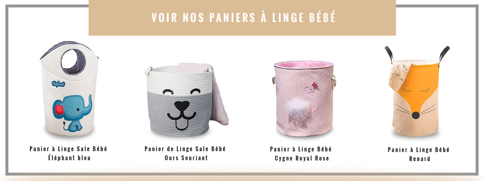 bannière collection paniers à linge bébé