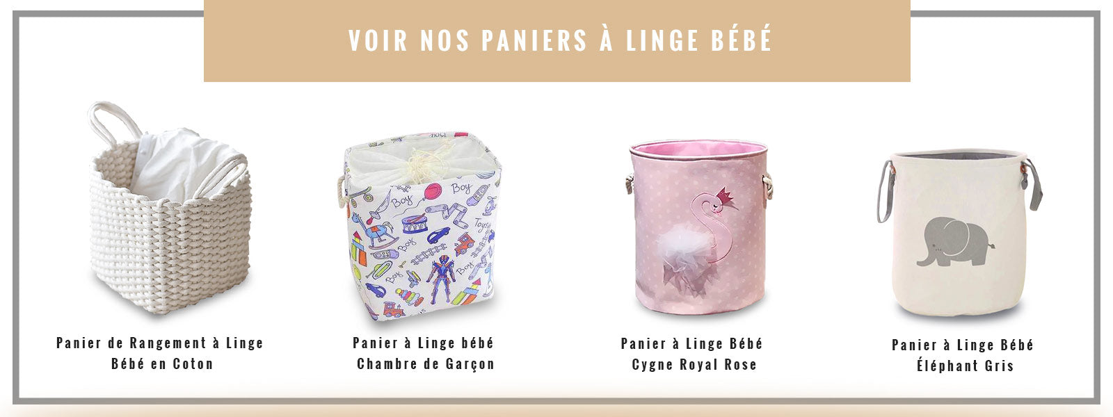 collection panier à linge bébé