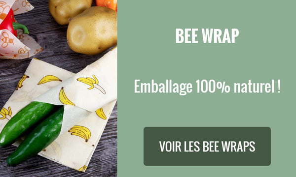 Emballage écologique en cire d'abeille