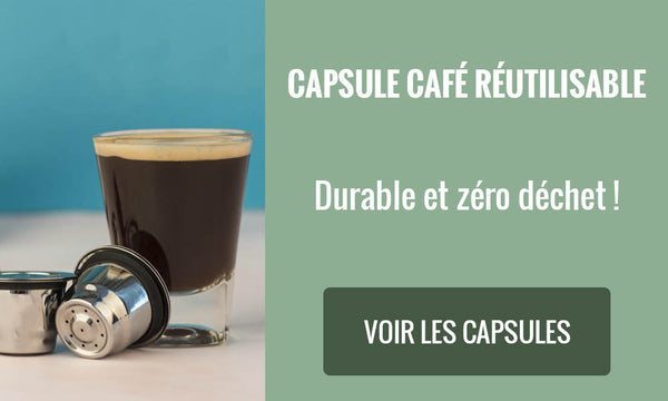 Capsule café lavable