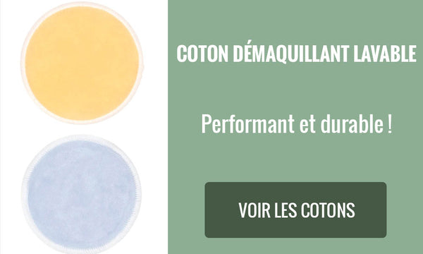 Coton démaquillant réutilisable