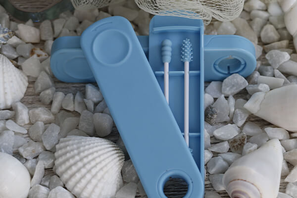 Coton tige réutilisable silicone