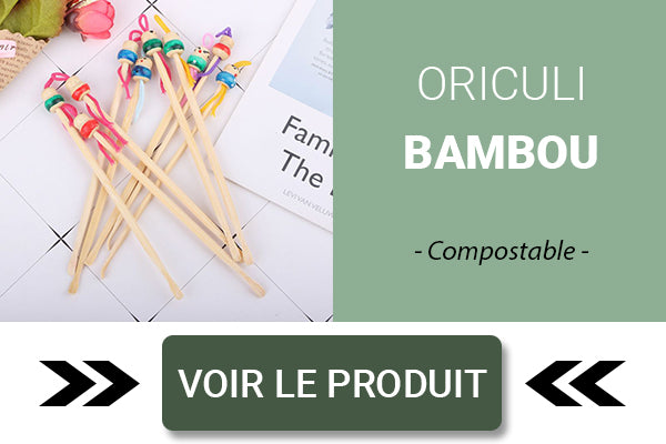 Oriculi en bambou, nettoyeur d'oreille écologique et biodégradable !