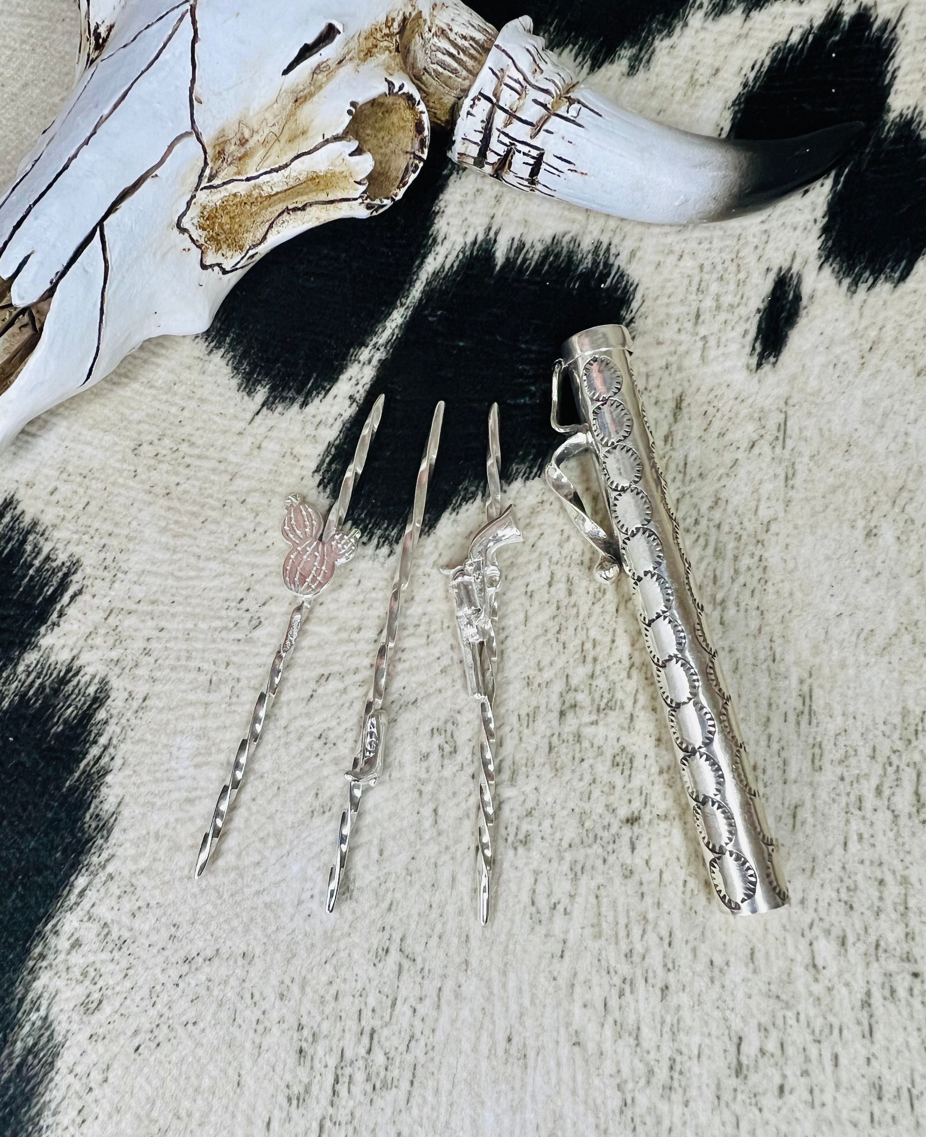 Sterling Toothpick Holder