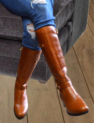 thin calf riding boots