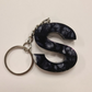 Cloudy Night Letter Keychain