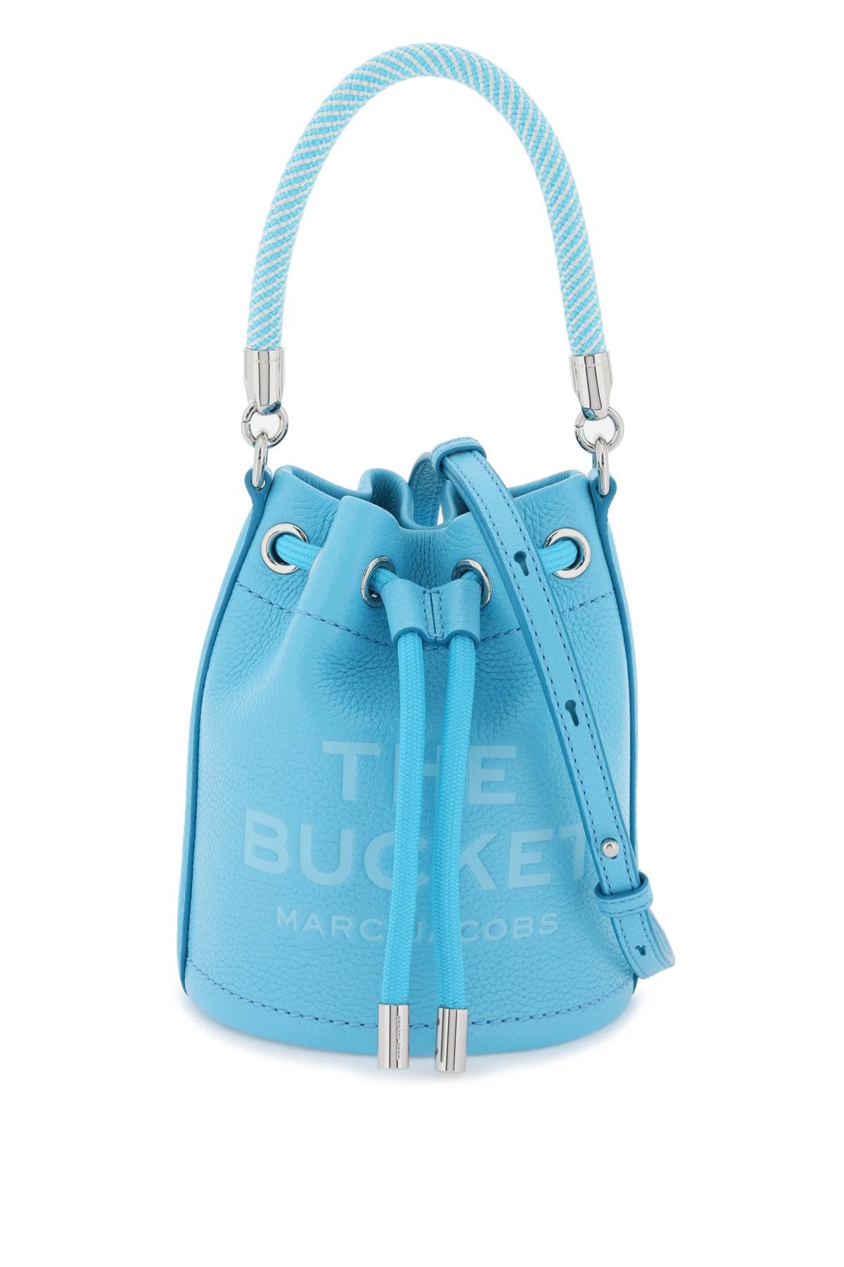 marc jacobs-borsa a secchiello 'the leather mini bucket bag'-donna