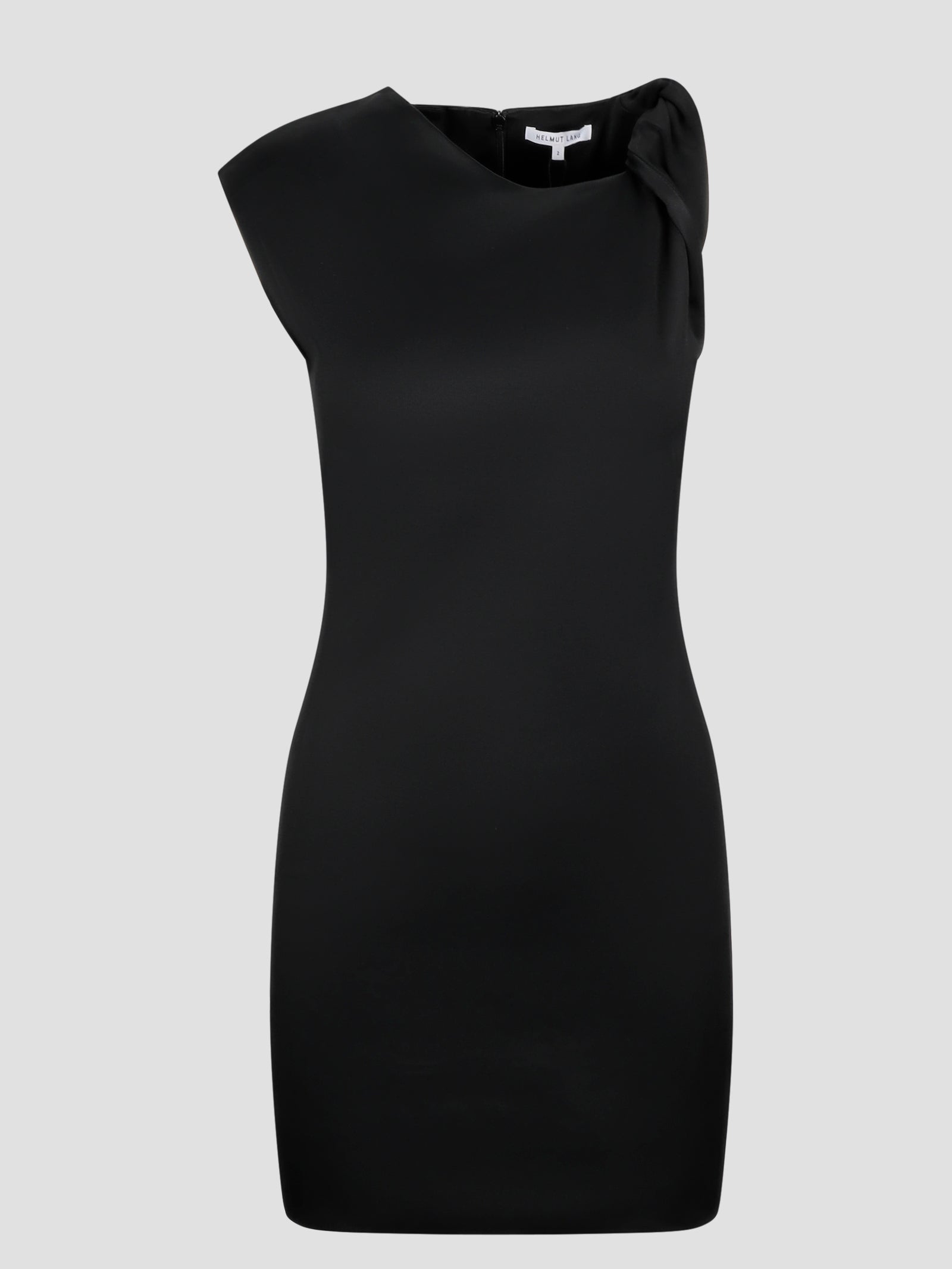 helmut lang-asymmetric shoulder mini dress-donna
