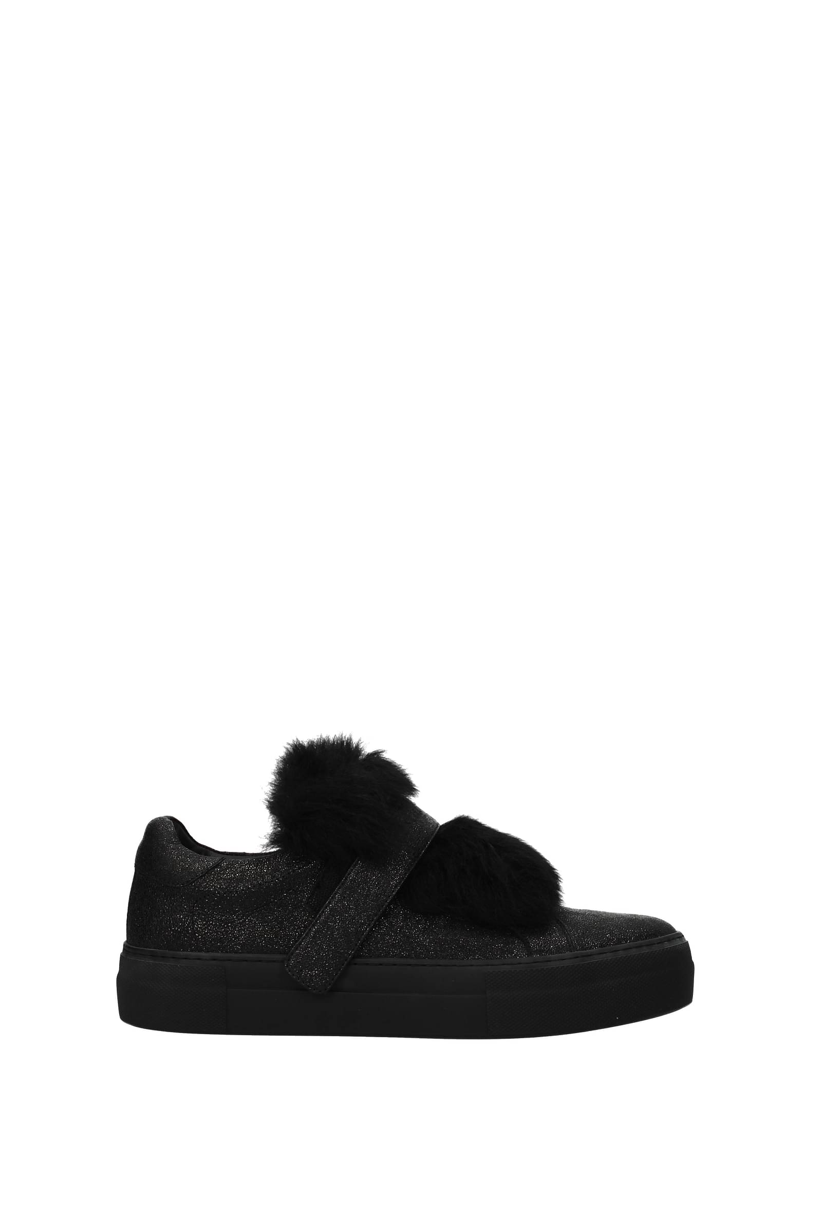 Moncler-Sneakers victoire Pelle Nero-Donna