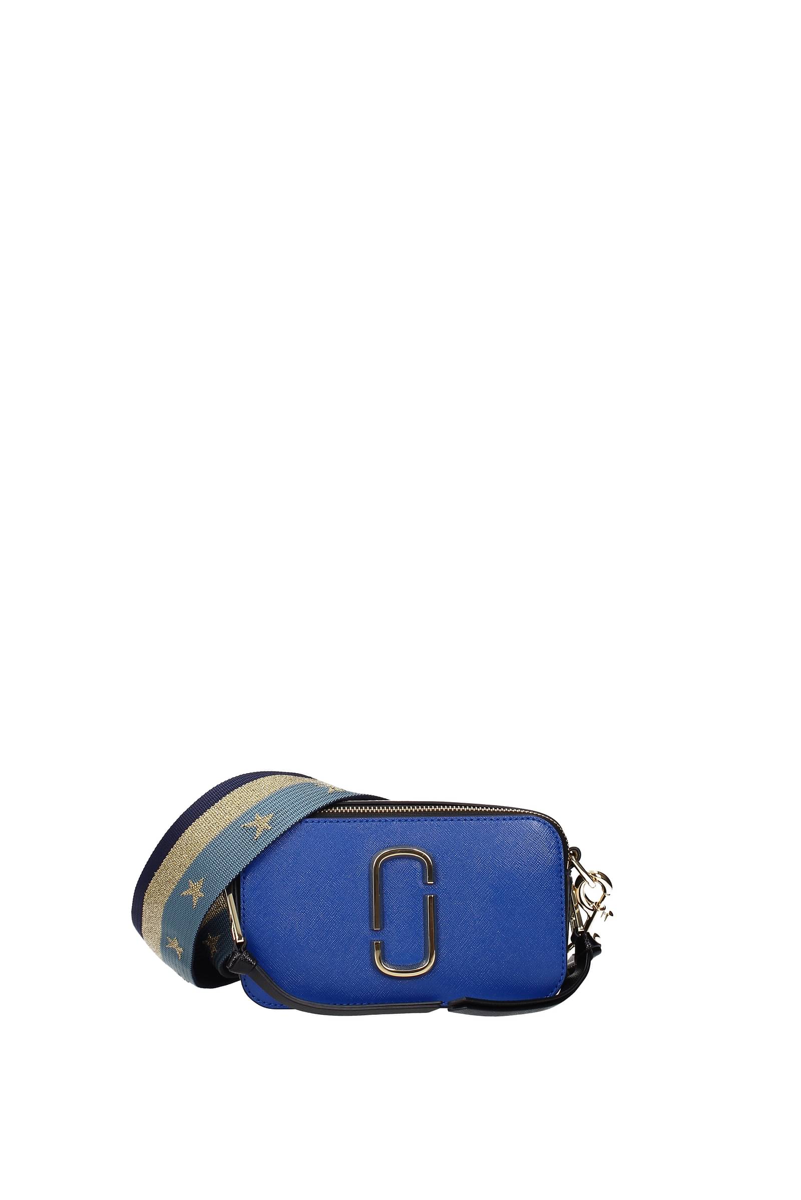 marc jacobs-borse a tracolla pelle blu-donna