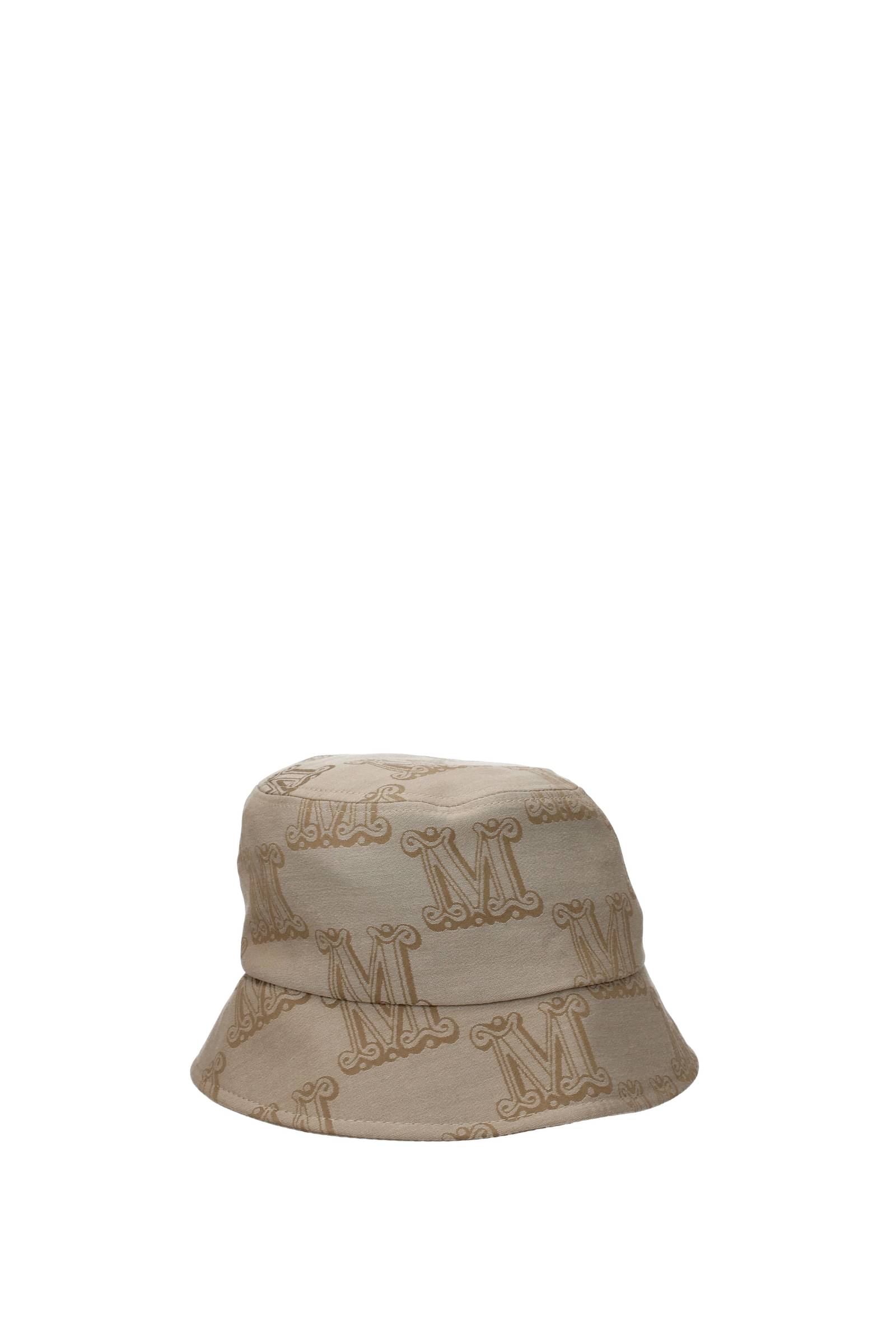 max mara-cappelli brenta cotone beige noce-donna
