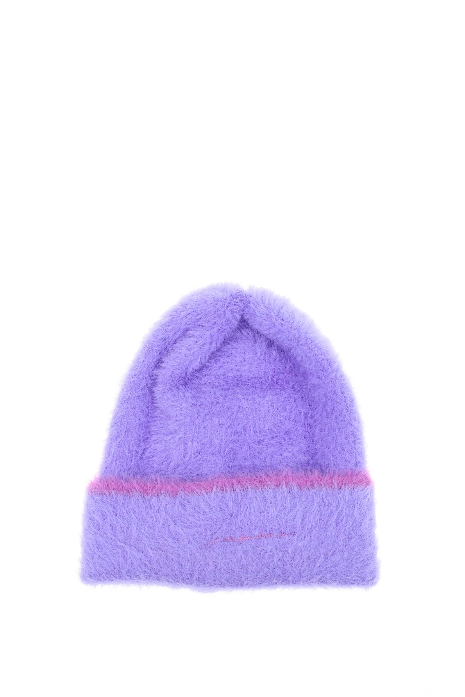 jacquemus-cappelli le bonnet neve poliammide viola malva-donna