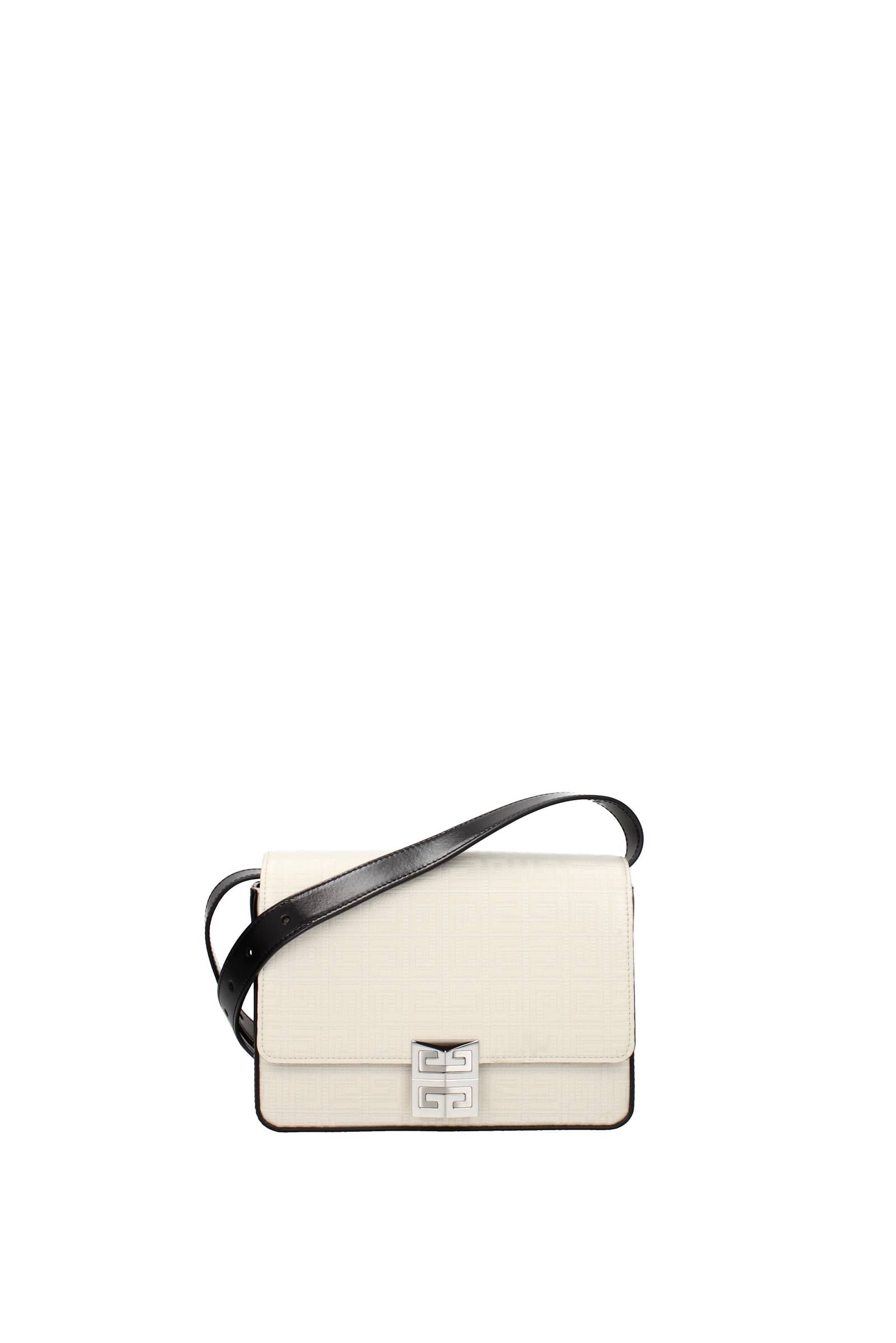 givenchy-borse a tracolla 4g pelle bianco nero-donna