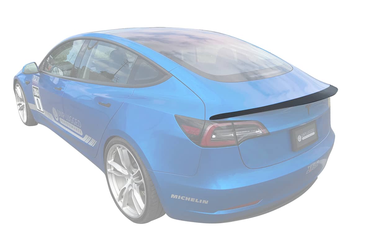 Unplugged Performance Model 3 Rear Spoiler